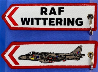 RAF WITTERING/HARRIER STATION KEYRING