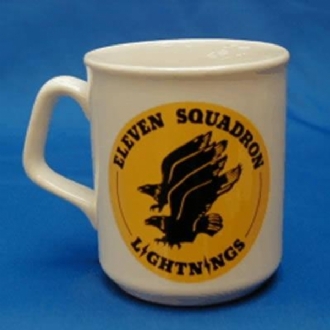 11 SQN LIGHTNINGS WHITE COFFEE MUG