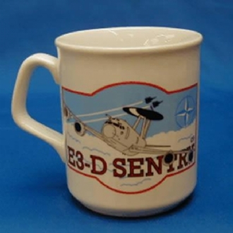 E-3D AWACS (WITH NATO LOGO) WHITE COFFEE MUG