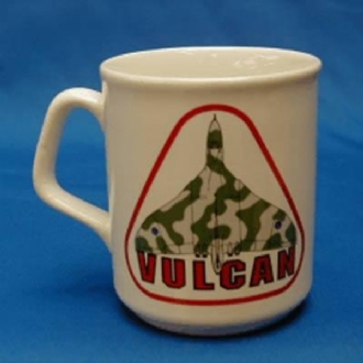 VULCAN TRIANGLE WHITE COFFEE MUG