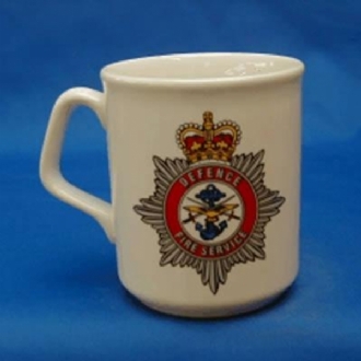 DEFENCE FIRE SERVICE WHITE COFFEE MUG