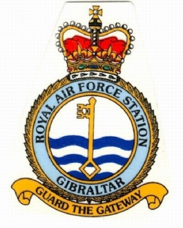 RAF GIBRALTAR WHITE COFFEE MUG