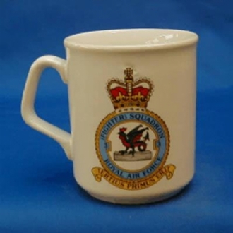 3 SQN CRESTWHITE COFFEE MUG