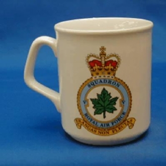 5 SQN CREST WHITE COFFEE MUG