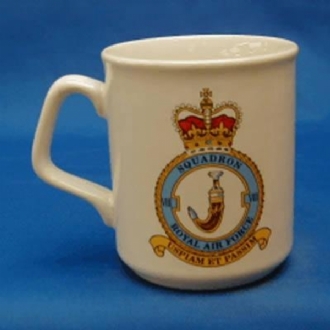 8 SQN CREST WHITE COFFEE MUG