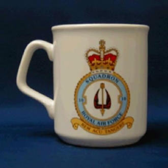 10 SQN CREST WHITE COFFEE MUG