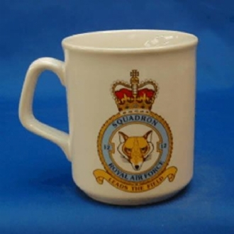 12 SQN CREST WHITE COFFEE MUG