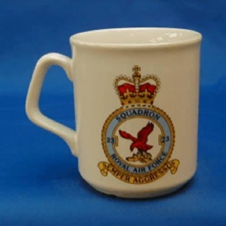 23SQN CREST WHITE COFFEE MUG