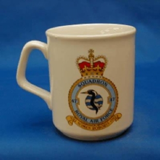 47 SQN CREST WHITE COFFEE MUG