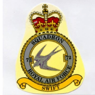 72 SQN CREST WHITE COFFEE MUG