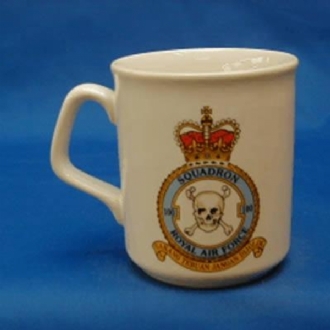 100 SQN CREST WHITE COFFEE MUG