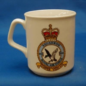 202 SQN CREST WHITE COFFEE MUG