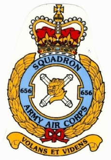 656 SQN AAC CREST WHITE COFFEE MUG