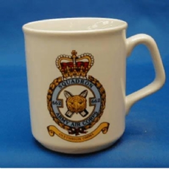 662 SQN AAC CREST WHITE COFFEE MUG