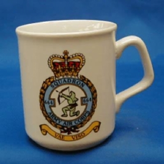 664 SQN AAC CREST WHITE COFFEE MUG