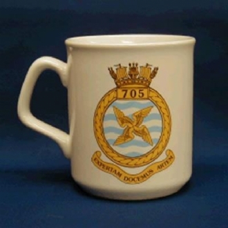 705 NAS CREST WHITE COFFEE MUG