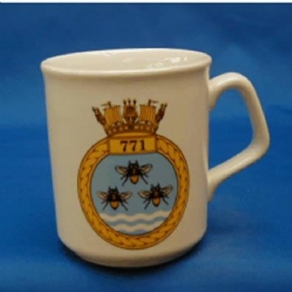 771 NAS CREST WHITE COFFEE MUG