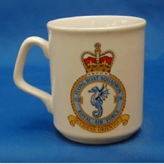 203 SQN CREST WHITE COFFEE MUG