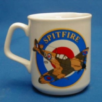 SPITFIRE ROUNDEL SERIES WHITE COFFEE MUG