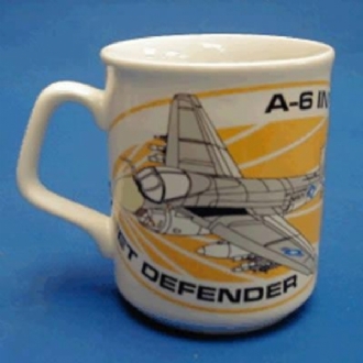 A-6 INTRUDER - FLEET DEFENDER WHITE COFFEE MUG