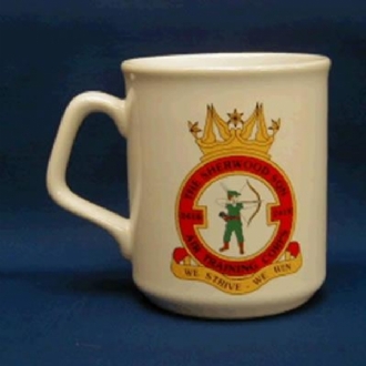 2418 ATC SQN CREST WHITE COFFEE MUG