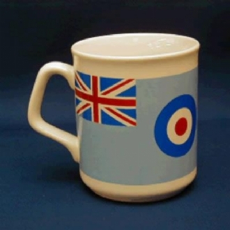 RAF ENSIGN WHITE COFFEE MUG