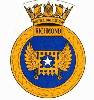 HMS RICHMOND OFFICIAL CREST COFFEE MUG