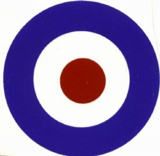 RAF ROUNDEL WHITE COFFEE MUG