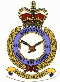 659 SQN AAC CREST WHITE COFFEE MUG