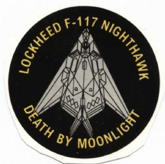 F-117 DEATH BY MOONLIGHT WHITE COFFEE MUG