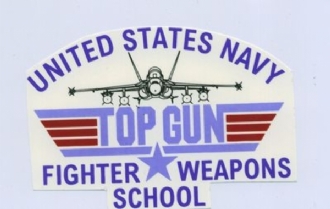 TOP GUN - USN FIGHTER WEAPON SCHOOL WHITE COFFEE MUG