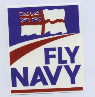 FLY NAVY WHITE COFFEE MUG