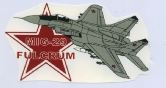 MIG-29 FULCRUM WHITE COFFEE MUG