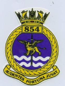 854NAS CREST WHITE COFFEE MUG