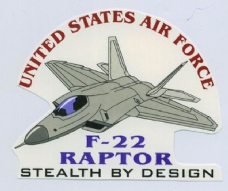 F-22 RAPTOR WHITE COFFEE MUG