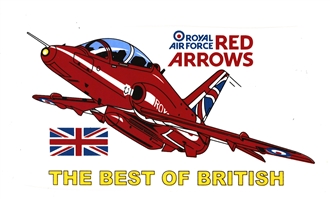 RED ARROWS BEST OF BRITISH WHITE COFFEE MUG