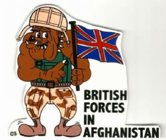 BRITISH FORCES IN AFGHANISTAN WHITE COFFEE MUG