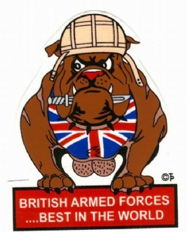 BRITISH FORCES - BEST IN WORLD WHITE COFFEE MUG