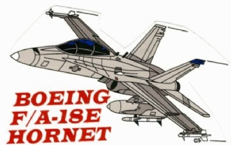F-18E HORNET WHITE COFFEE MUG