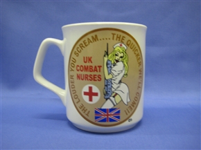 UK COMBAT NURSES WHITE COFFEE MUG