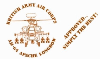 AH-64 APACHE LONGBOW WHITE COFFEE MUG