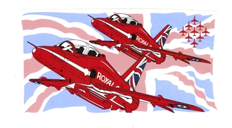 RED ARROWS FLAG MUG