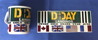 D DAY LANDINGS MUG