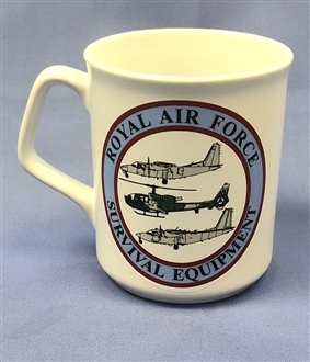 RAF SURVIVAL EQUIPMENT COFFEE MUG