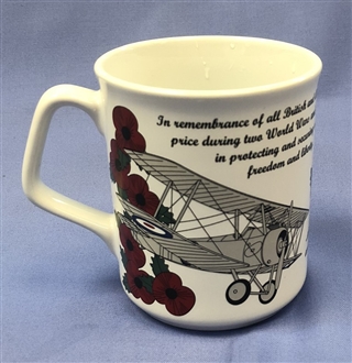 WWI & WWII POPPY DESIGN COFFEE MUG