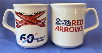 RED ARROWS 60TH CROSS OVER MUG