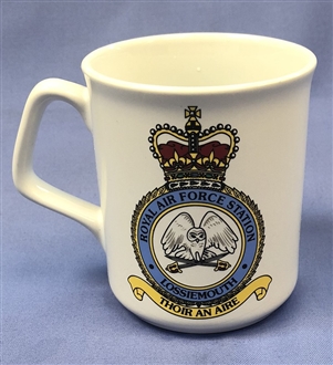 RAF LOSSIEMOUTH OFFICIAL CREST COFFEE MUG