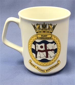 FLEET COMMANDER OFFICIAL CREST COFFEE MUG