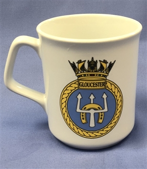 HMS GLOUCESTER OFFICIAL CREST COFFEE MUG