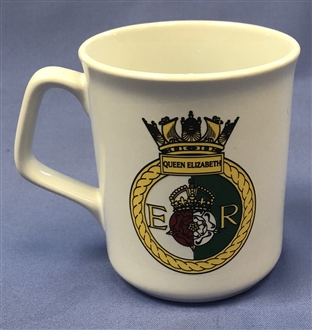 HMS QUEEN ELIZABETH OFFICIAL CREST COFFEE MUG